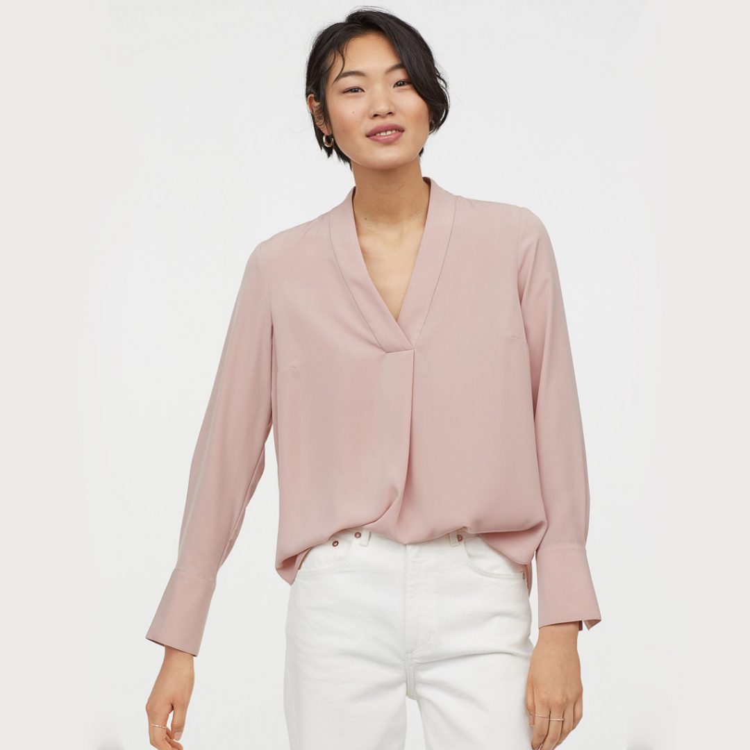 V-neck Blouse
